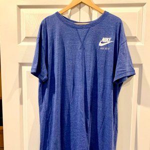 Nike royal blue t-shirt dress